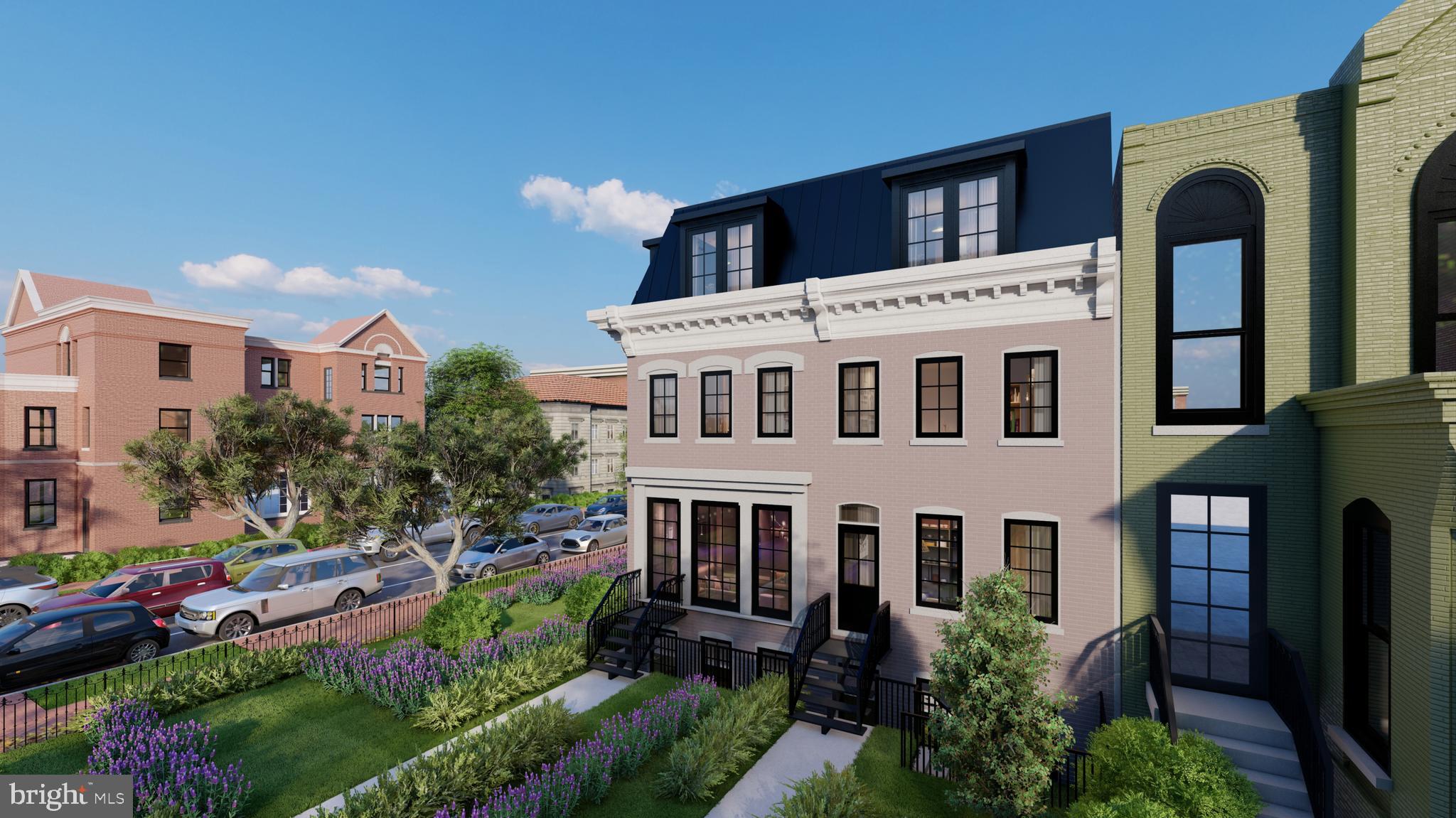 1902 16th Street Northwest Washington, DC 20009 - Photo 5 of 7 a front view of a house with a yard