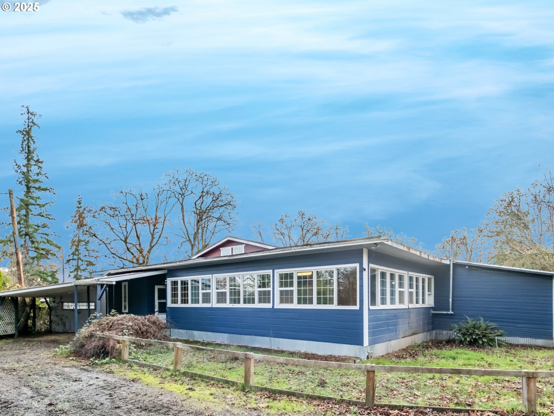 96470 Highway 99 Junction City, OR 97448 - Photo 4 of 48 front view of a house with a yard