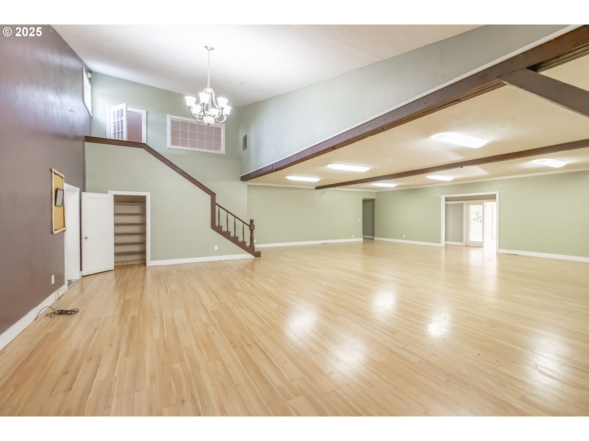 96470 Highway 99 Junction City, OR 97448 - Photo 10 of 48 a view of an empty room with wooden floor