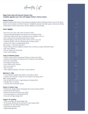 $660,000 | 19978 Eyota, Apple Valley, CA 92308