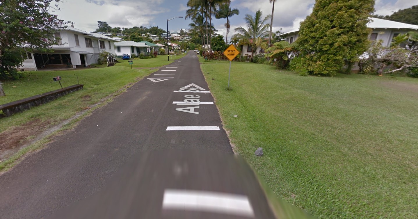 4 Alae Street Hilo, HI 96720 - Photo 3 of 3 a view of a street with a building in the background