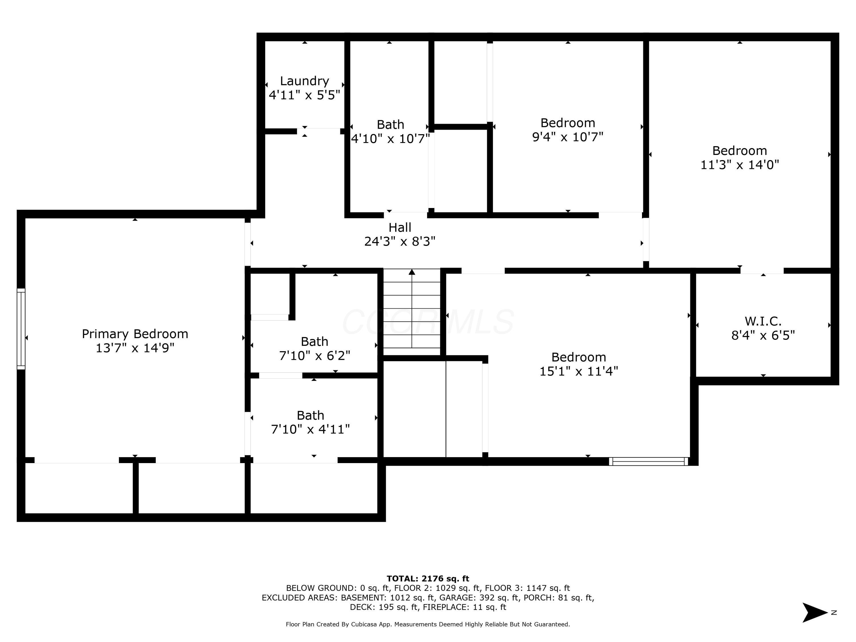 623 Rockbridge Road Westerville, OH 43081 - Photo 62 of 63 2nd Floor Floorplan!
