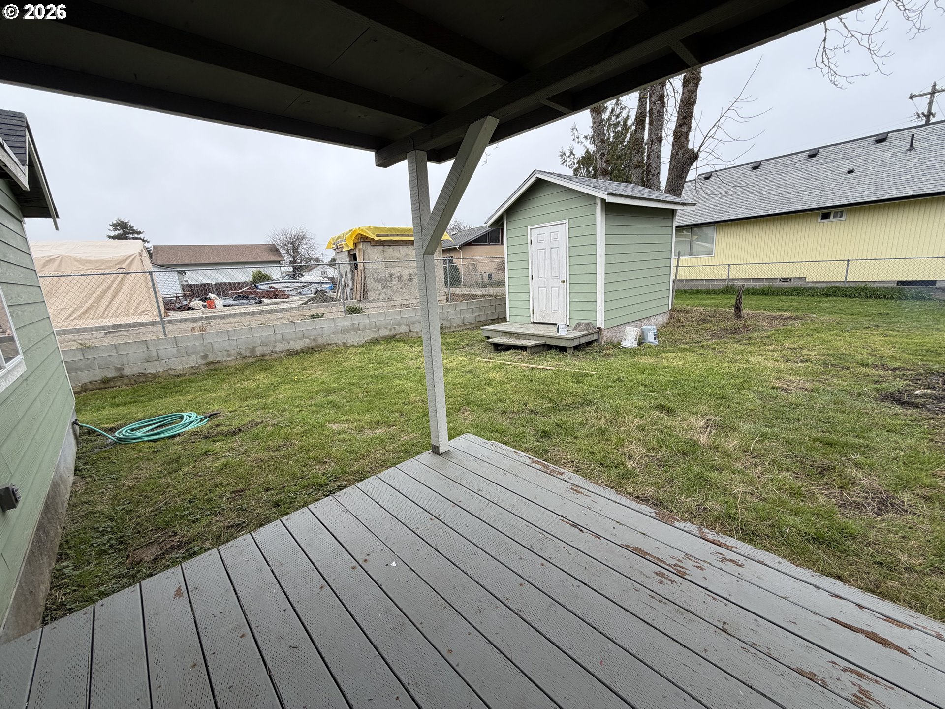 150 South 5th Street Lakeside, OR 97449 - Photo 9 of 19 a view of a backyard with sitting area