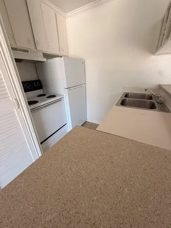 an empty room with an entryway