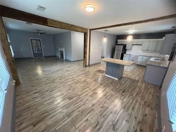 a view of a living room