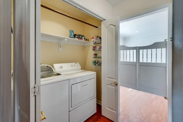 a view of washer and dryer