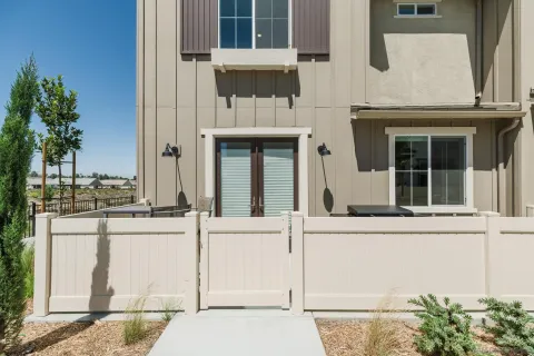 a front view of a house with a porch