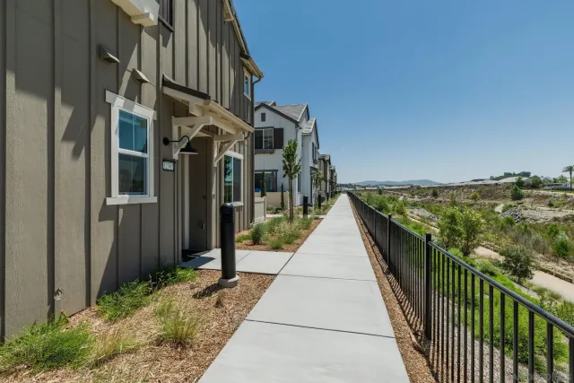a view of a golf course with a lake view
