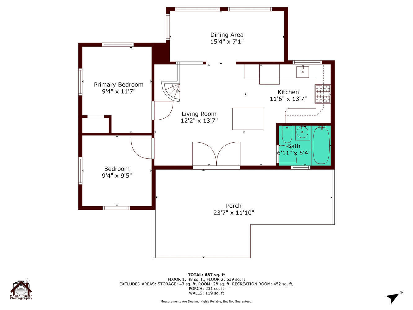 418 East Shore Road Peru, ME 04290 - Photo 19 of 45 418 E Shore Rd Peru-large-009-004-fp103-