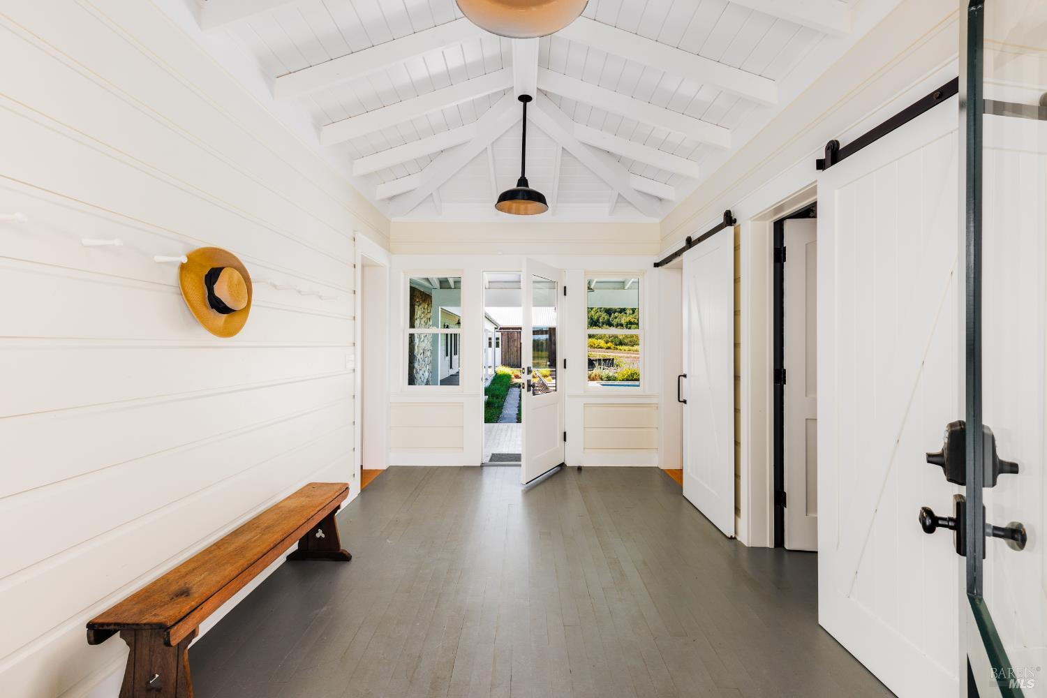 5561 Sonoma Mountain Road Santa Rosa, CA 95404 - Photo 24 of 70 a view of an entryway with wooden floor