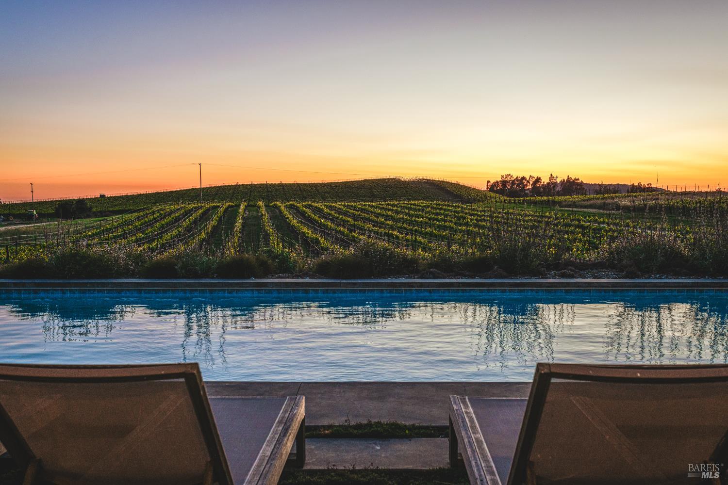 5561 Sonoma Mountain Road Santa Rosa, CA 95404 - Photo 45 of 70 a backyard of a house with table and chairs