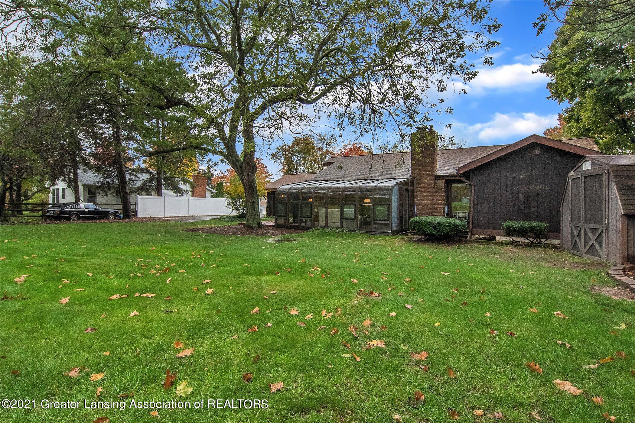 724 North Edgar Road Mason, MI 48854 - Photo 37 of 49 Exterior Rear NE