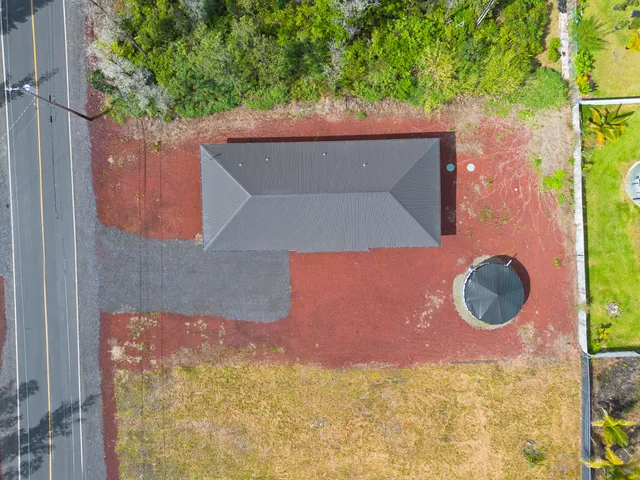 a backyard of a house