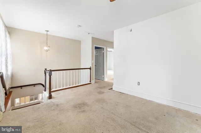 a view of an empty room