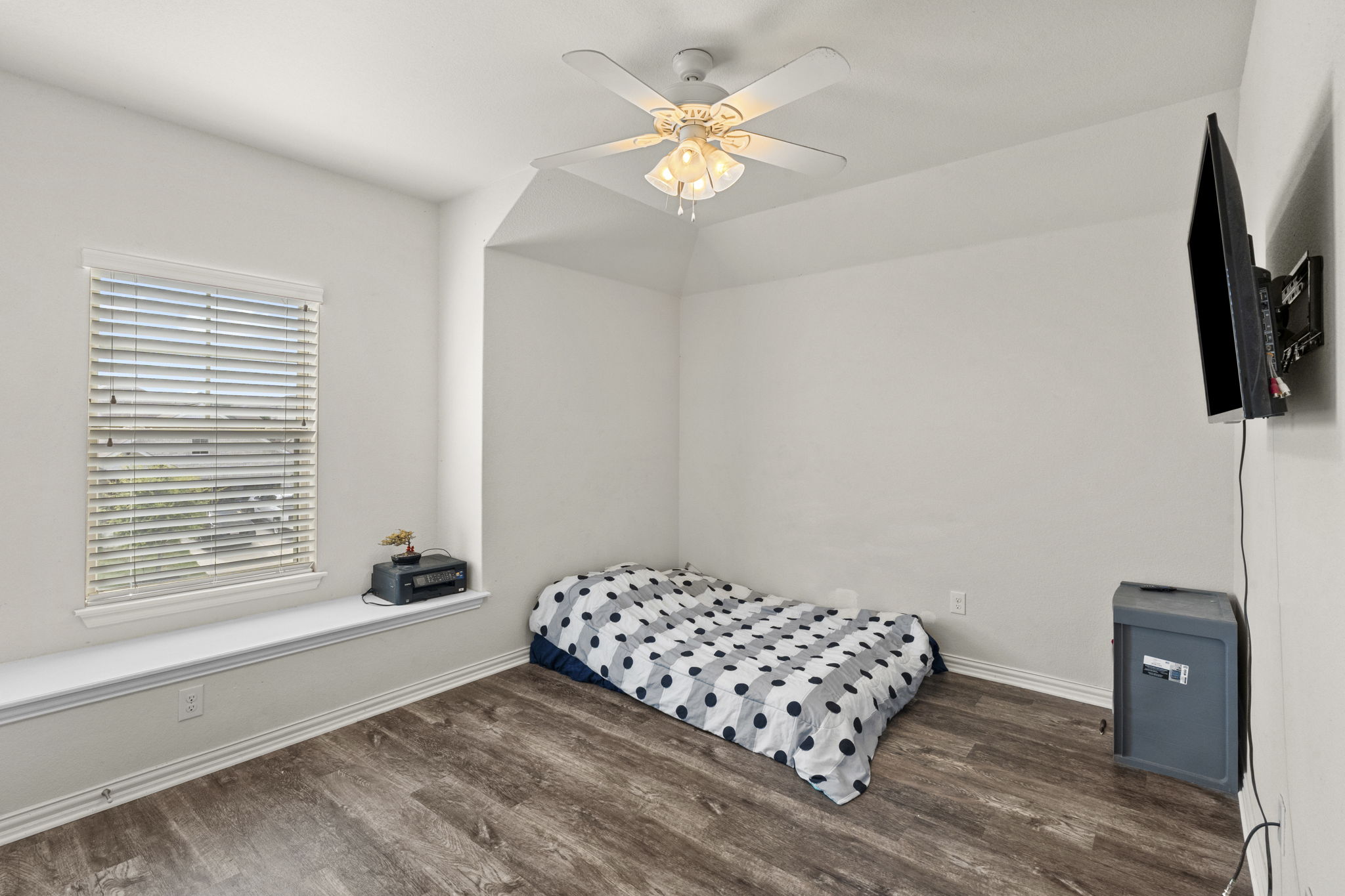 373 Rough Bark Street Buda, TX 78610 - Photo 22 of 39 Second floor bedroom with high ceilings and walk-in closet