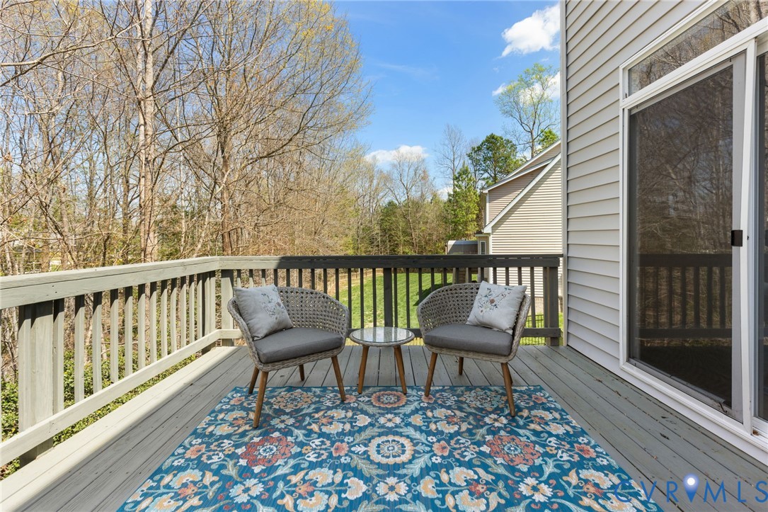 15206 Blackrail Road Chesterfield, VA 23832 - Photo 18 of 54 Deck off of the eat-in kitchen