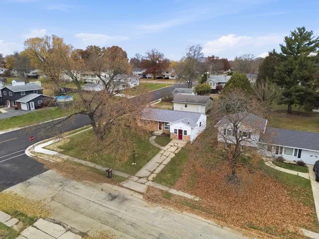 a view of a water with a mountain in the back