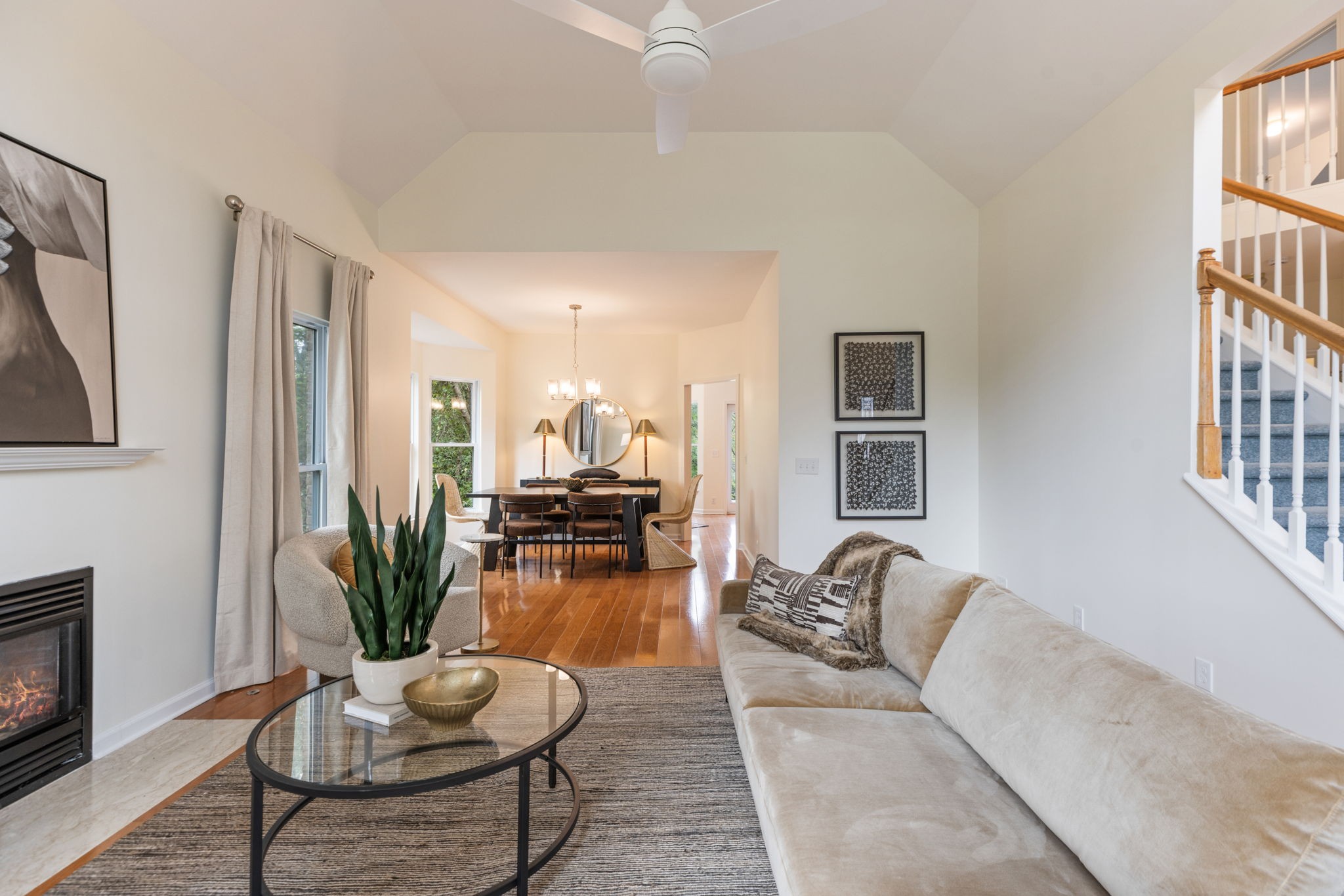 8013 Boone Trace Nashville, TN 37221 - Photo 9 of 34 a living room with furniture potted plant and a window