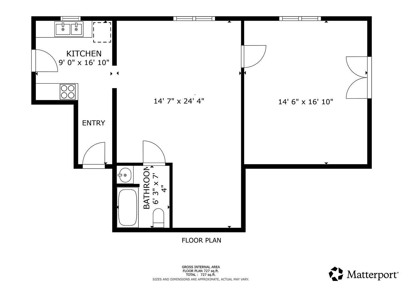 10 Summer Street, Unit 1 Rockport, ME 04856 - Photo 24 of 24 Unit 1 Floorplan