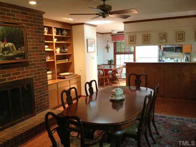 907 Temple Street Raleigh, NC 27609 - Photo 4 of 11 Large Family Room is currently set up for a dining room for an up coming party!
