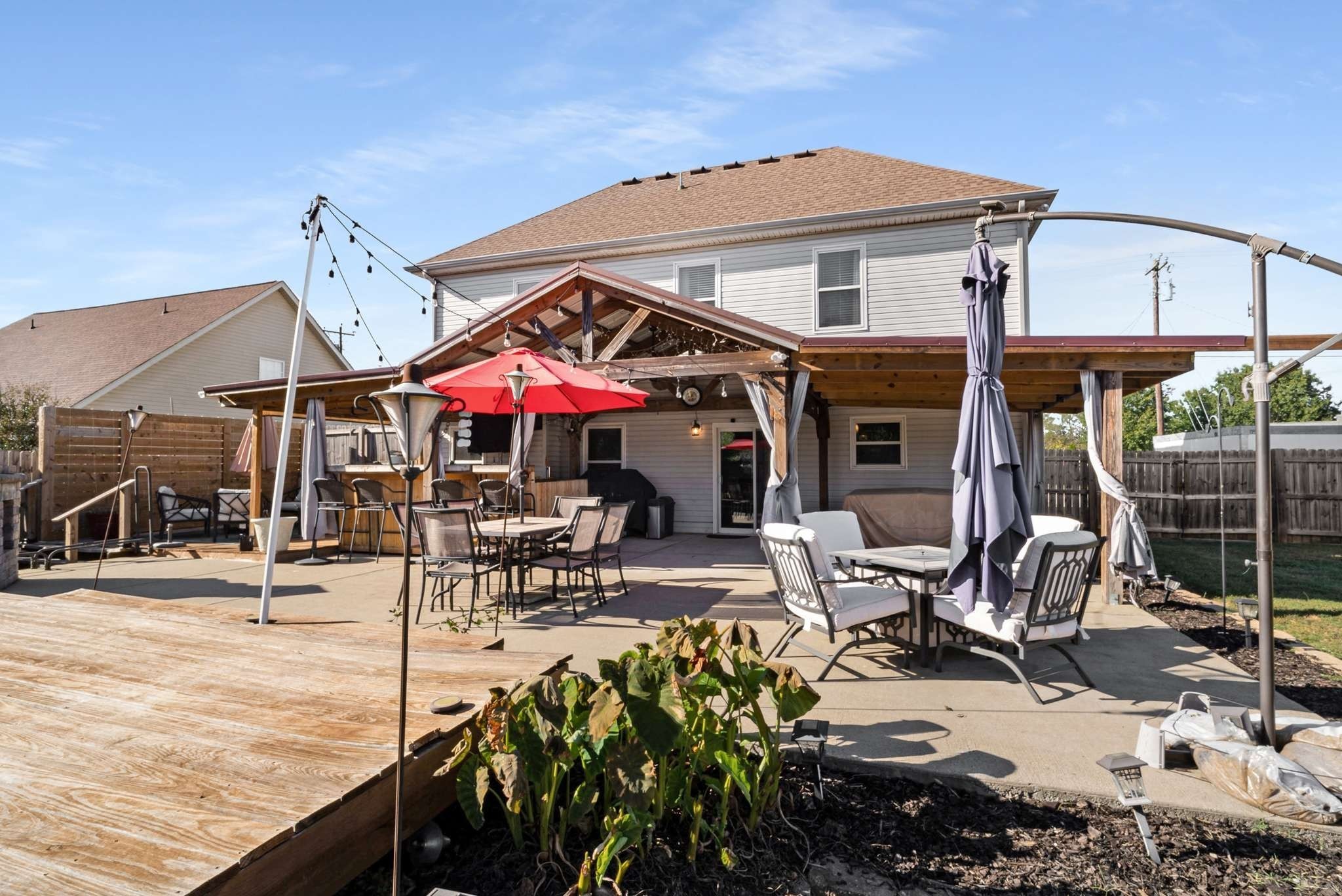 1105 Mantle Way Murfreesboro, TN 37129 - Photo 13 of 47 a view of a dinning table and chairs in the patio