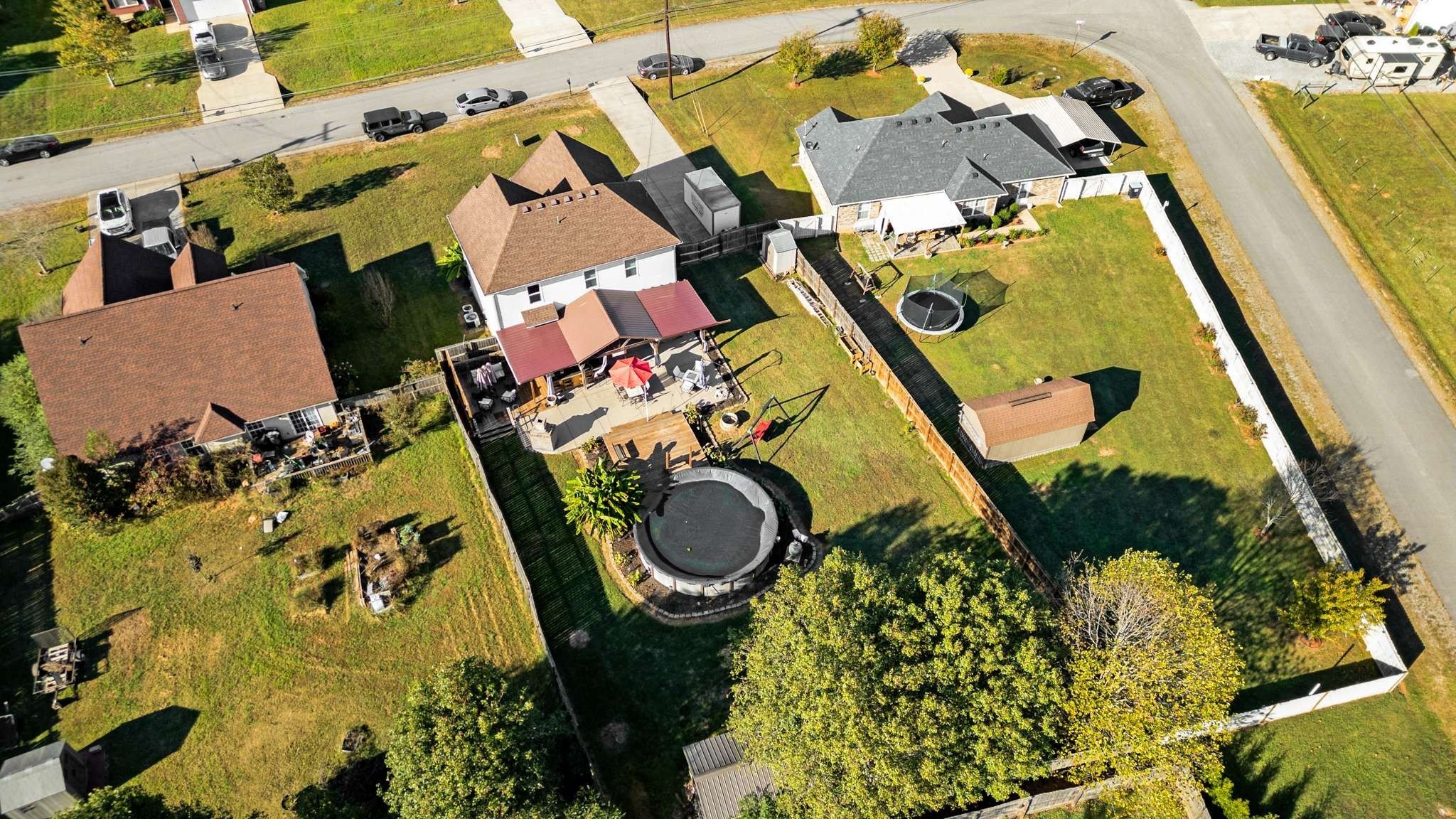 1105 Mantle Way Murfreesboro, TN 37129 - Photo 18 of 47 an aerial view of a house with a swimming pool