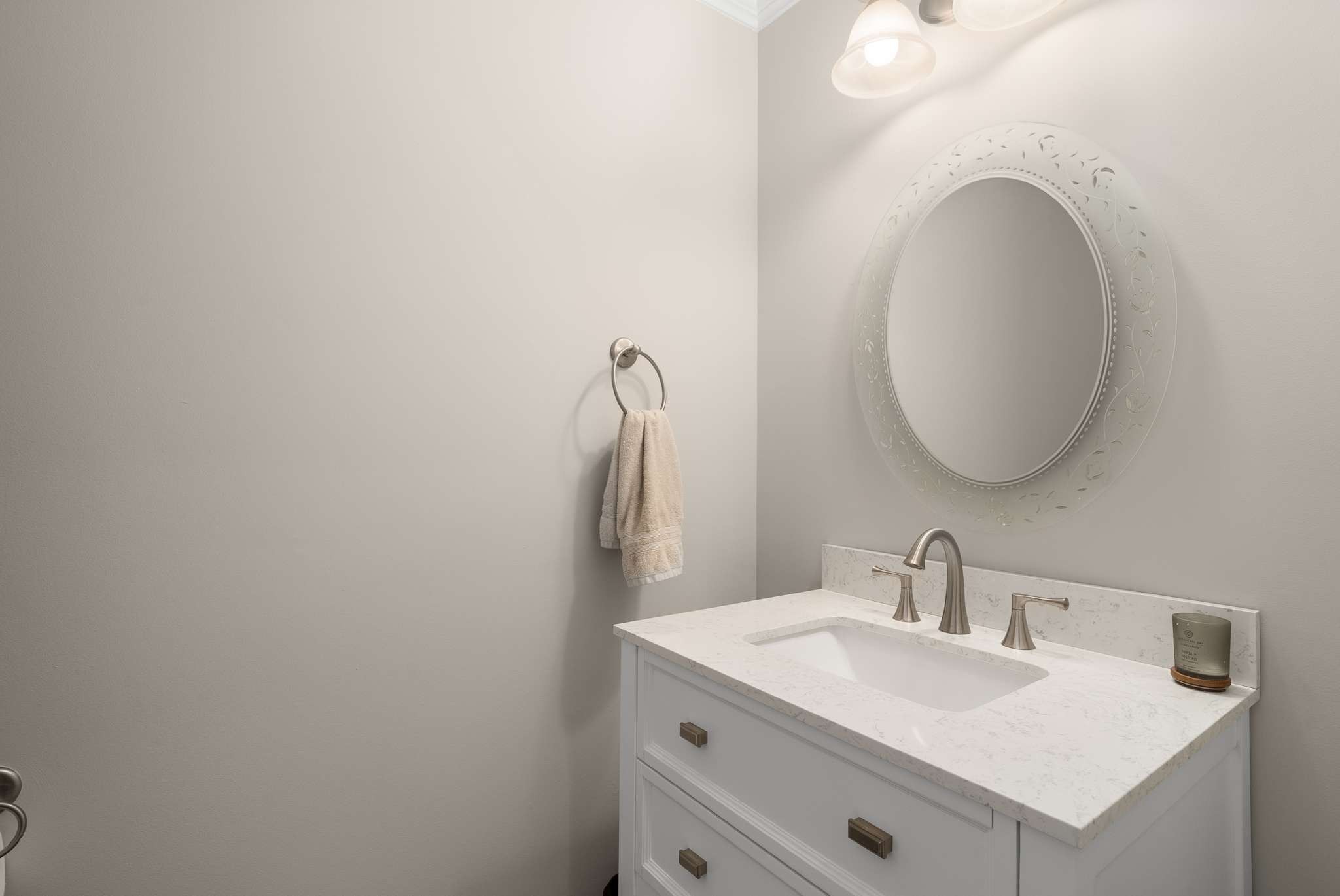 1105 Mantle Way Murfreesboro, TN 37129 - Photo 35 of 47 a bathroom with a sink and a mirror