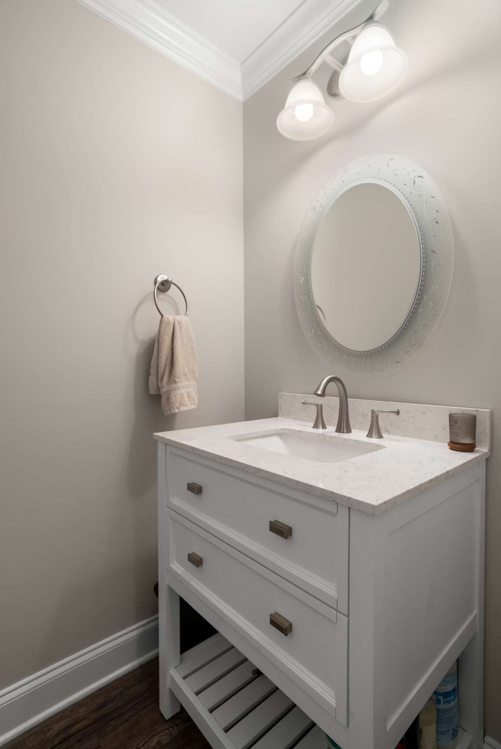 1105 Mantle Way Murfreesboro, TN 37129 - Photo 36 of 47 a bathroom with a sink and a mirror