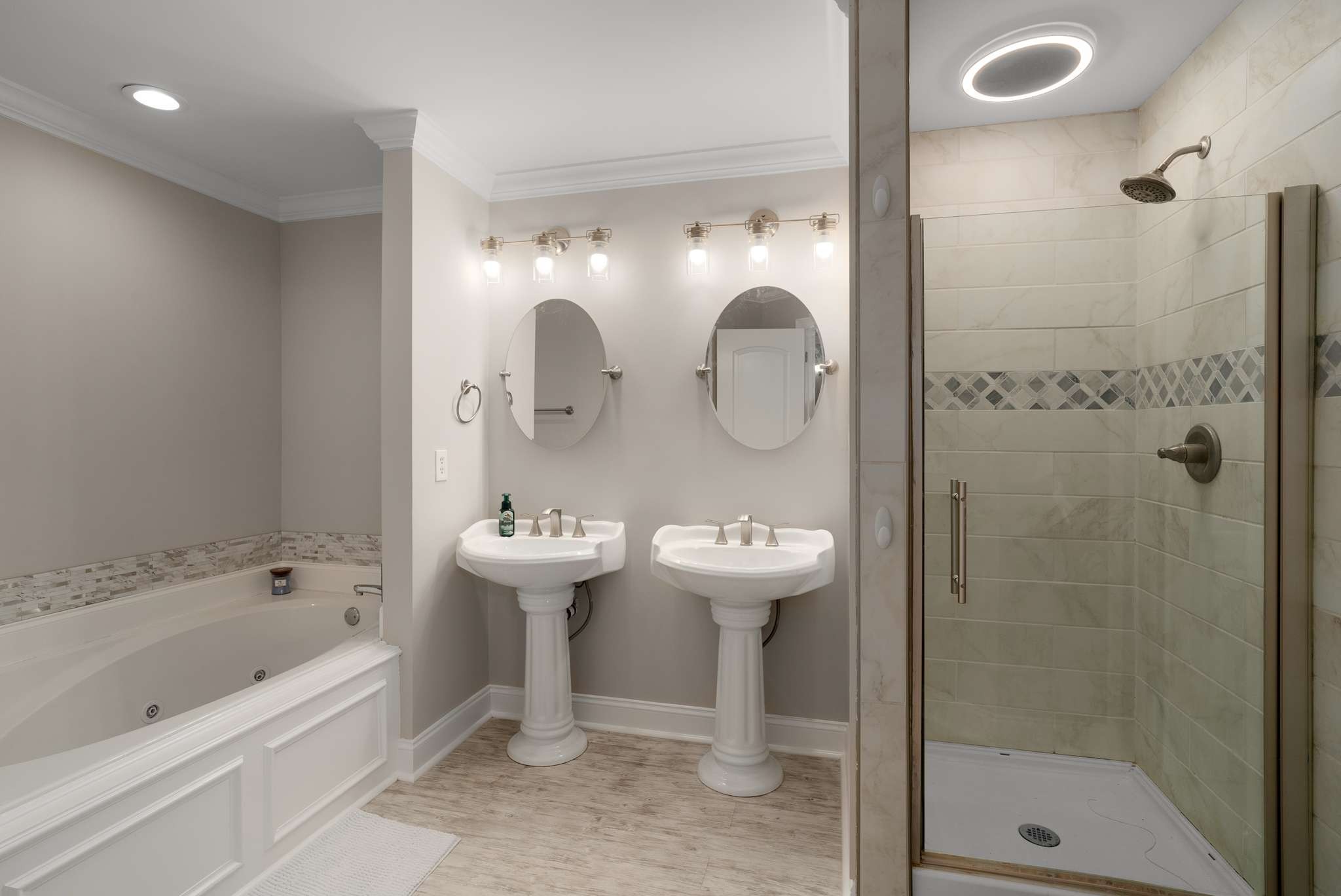 1105 Mantle Way Murfreesboro, TN 37129 - Photo 40 of 47 a bathroom with a sink a toilet and shower