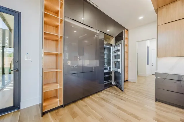 a view of a living room and entry way