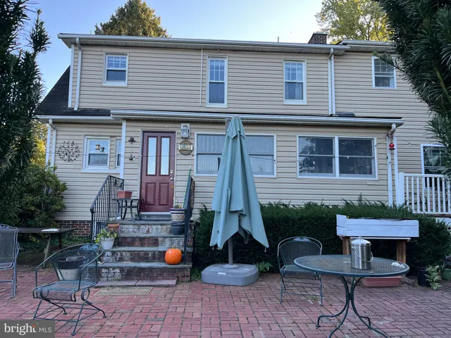a view of a house with patio