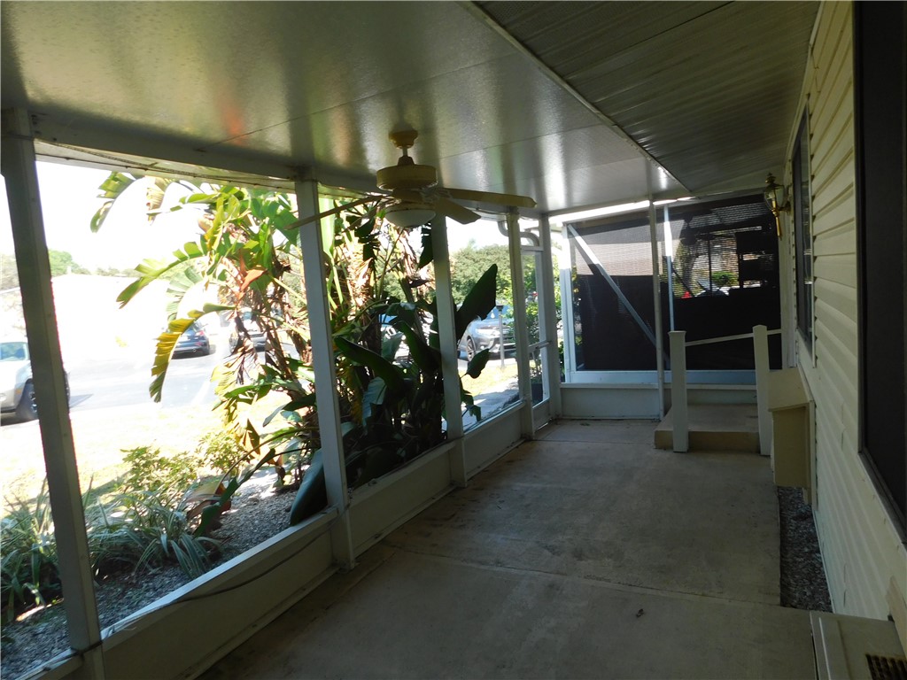 a view of outdoor space and porch