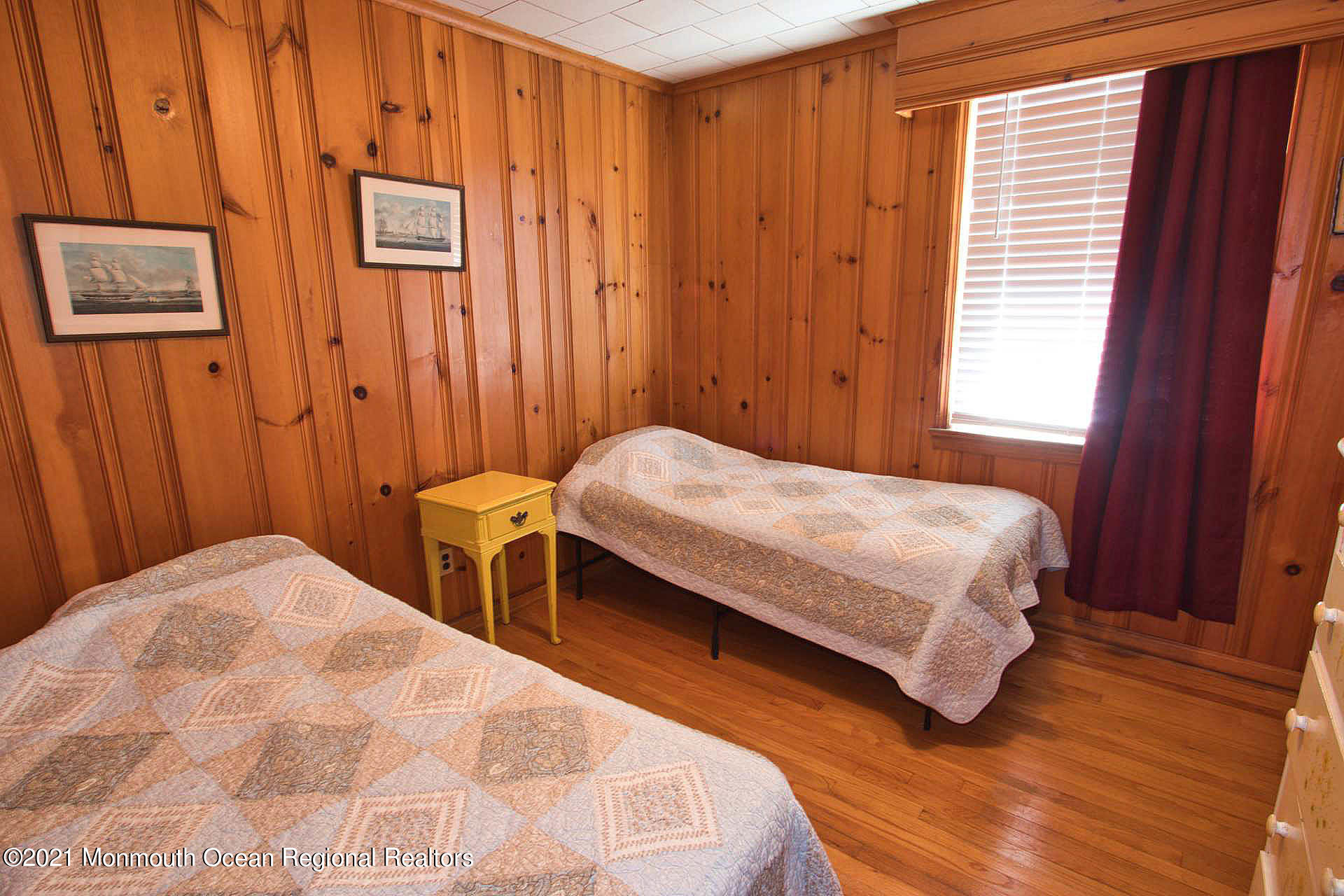 1 Brooklyn Avenue Lavallette, NJ 08735 - Photo 15 of 55 a bedroom with a bed and wooden floor