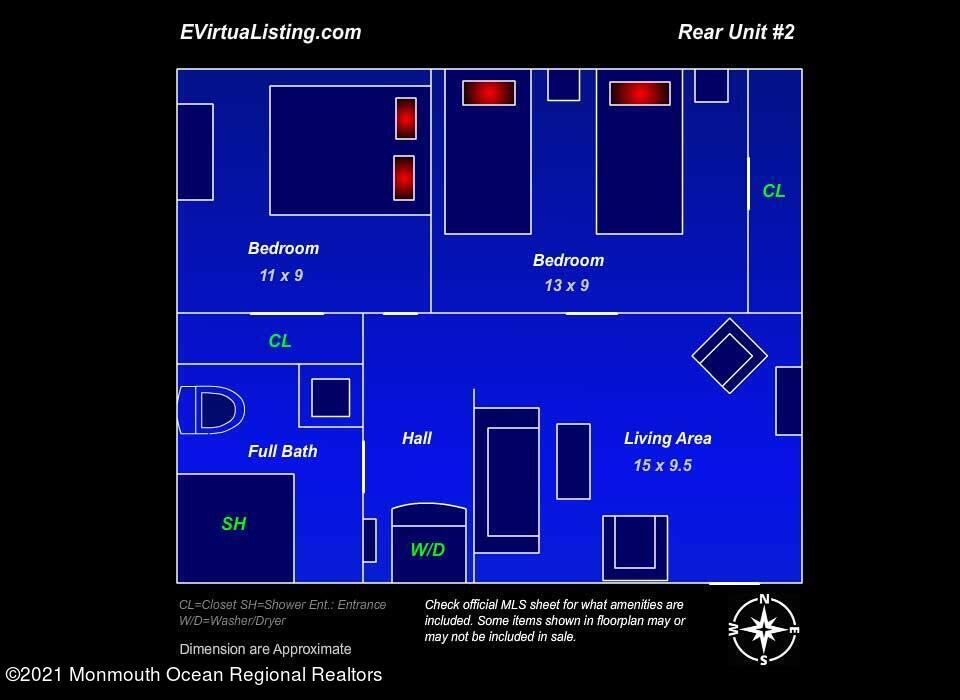 1 Brooklyn Avenue Lavallette, NJ 08735 - Photo 55 of 55 a view of a red building