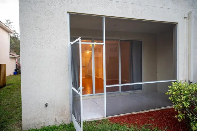 a view of front door