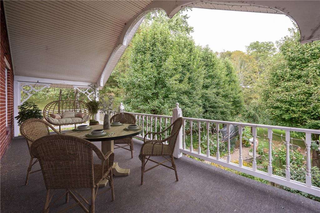 652 Tub Mill Run Road West Salisbury, PA 15565 - Photo 16 of 48 a view of a balcony with furniture