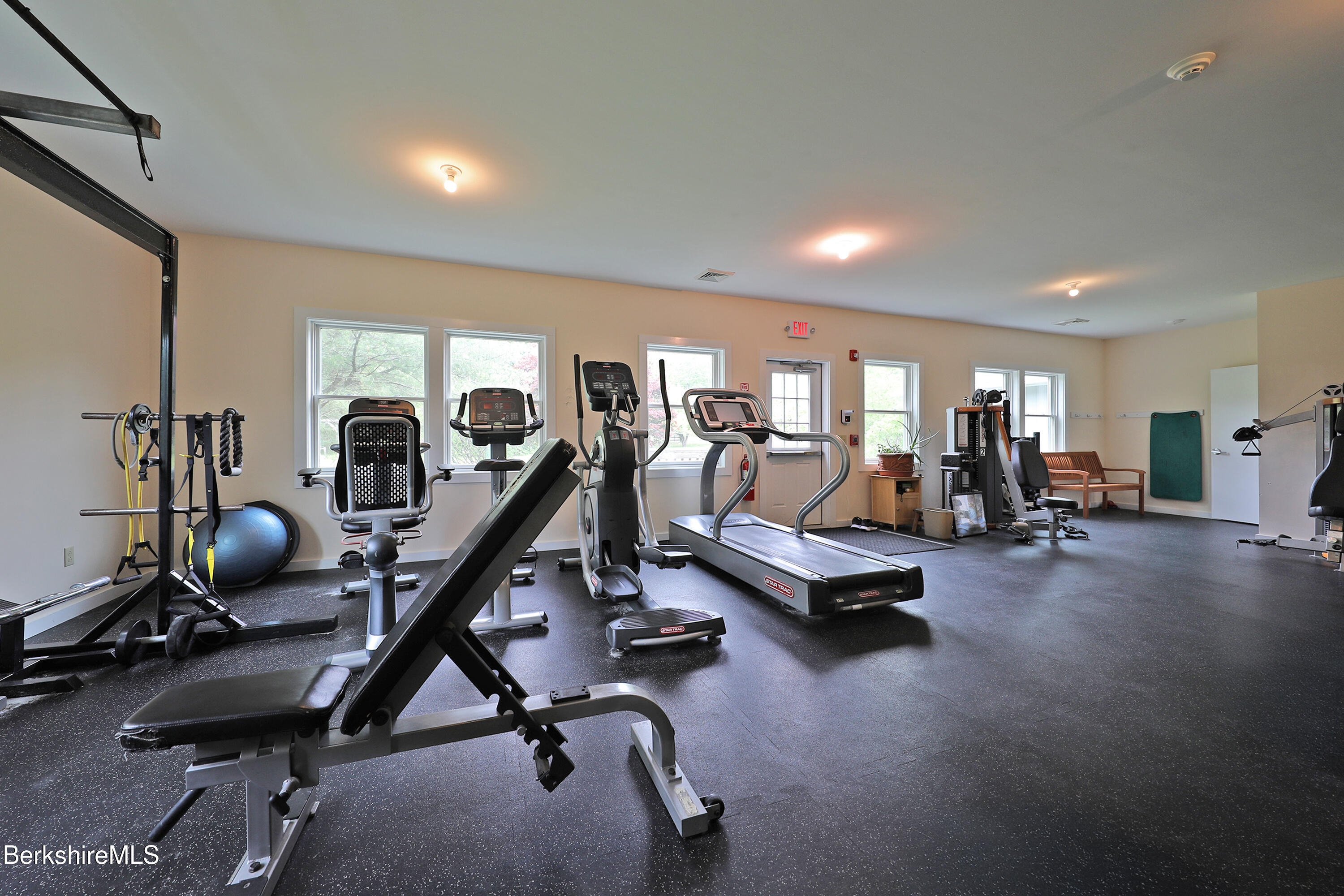 458 Monterey Road Great Barrington, MA 01230 - Photo 23 of 36 a view of a room with gym equipment