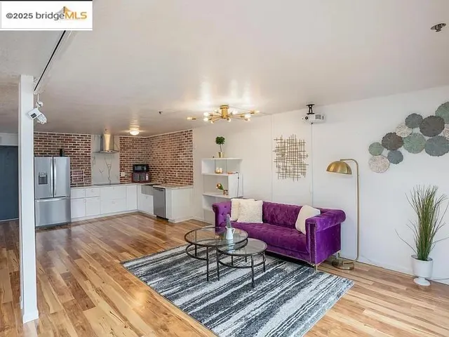 a living room filled with furniture