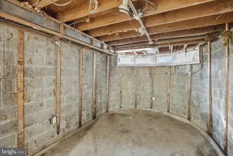 a picture of a bench in front of door