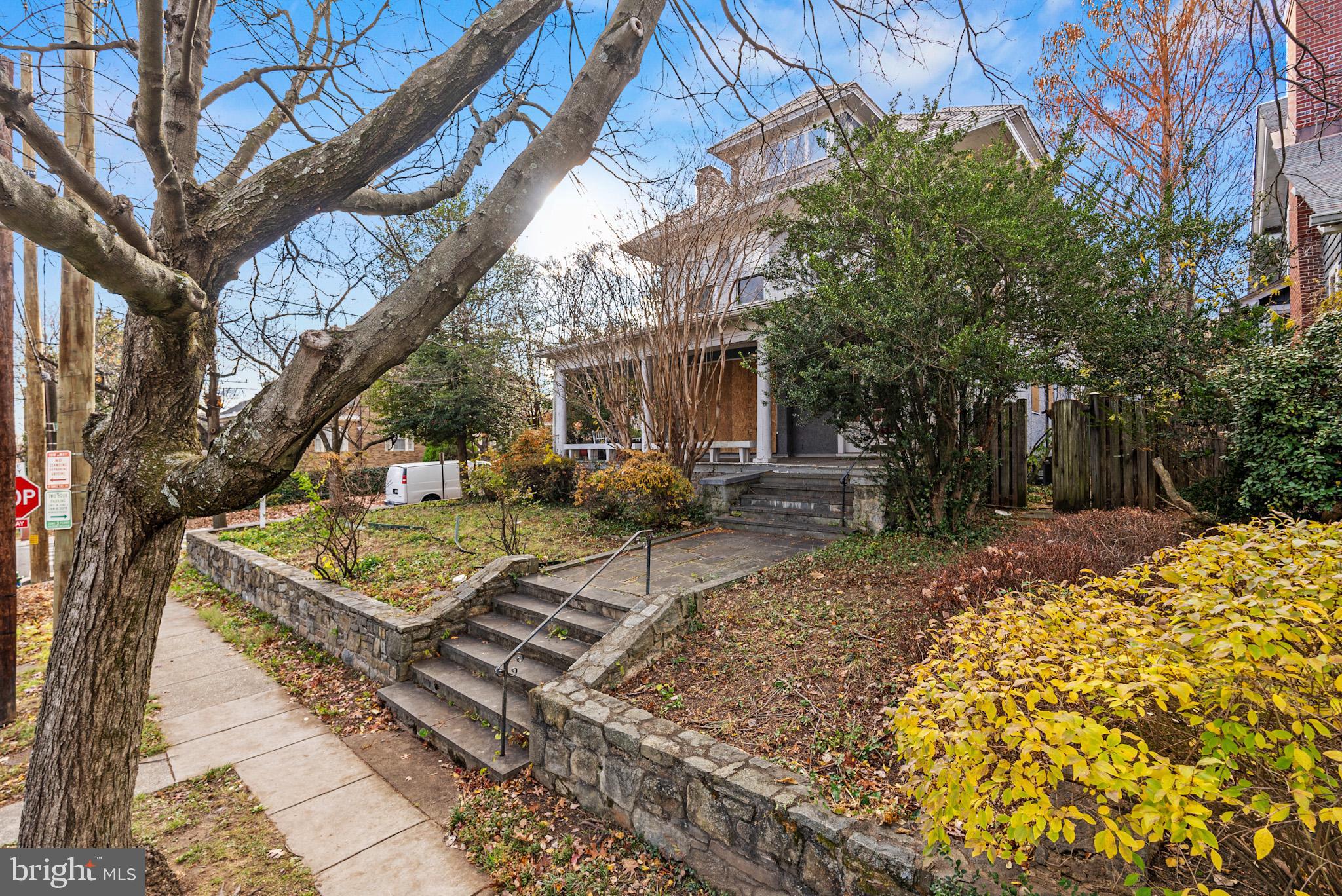2700 36th Street Northwest Washington, DC 20007 - Photo 3 of 15 a view of a house with snow on the side