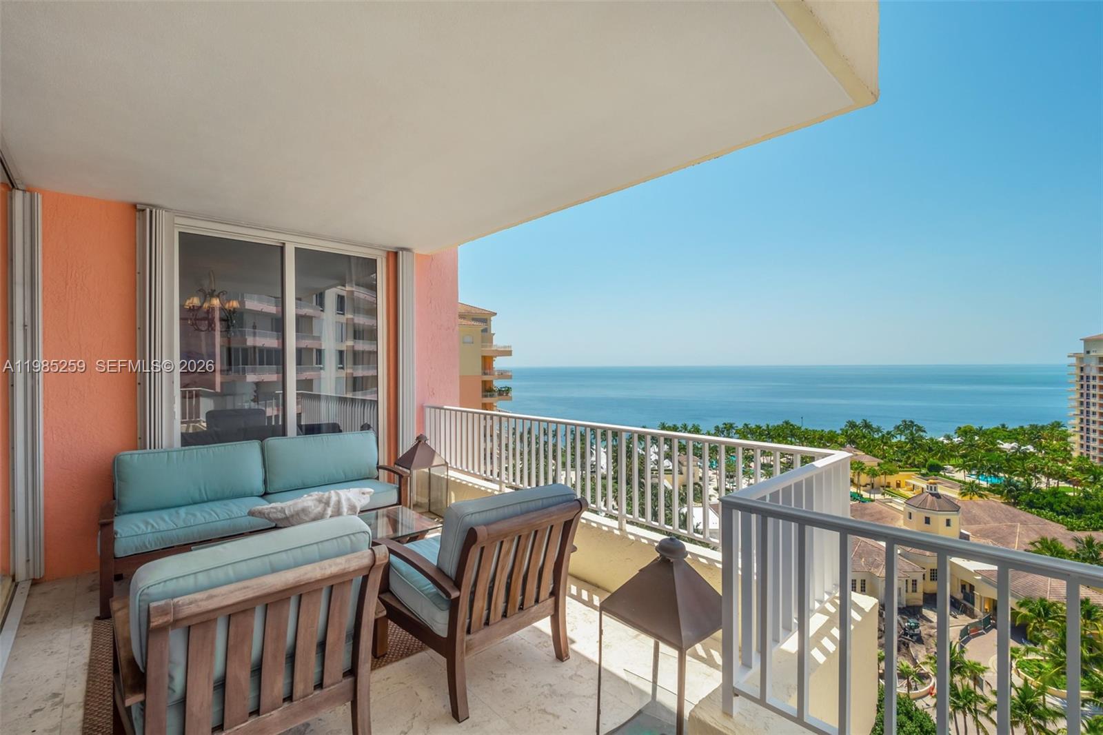 781 Crandon Boulevard, Unit 1603 Key Biscayne, FL 33149 - Photo 20 of 34 a view of a chairs and table on the roof deck