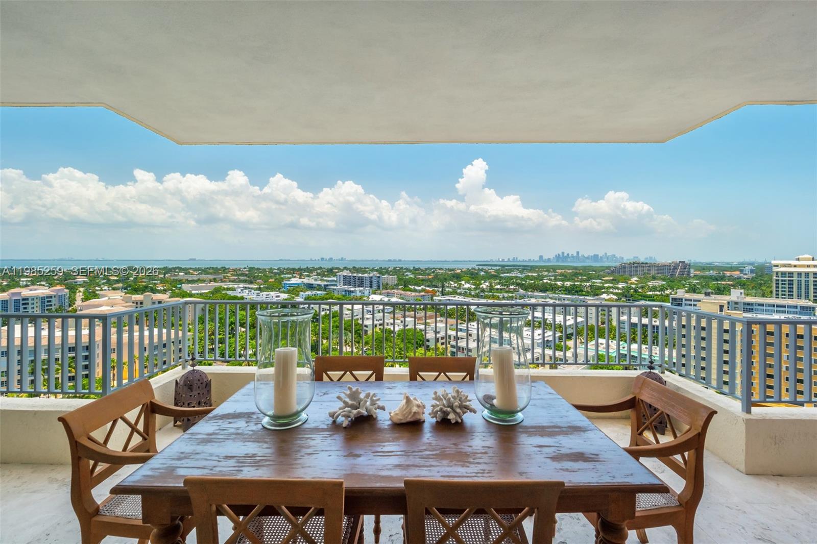 781 Crandon Boulevard, Unit 1603 Key Biscayne, FL 33149 - Photo 21 of 34 a view of a roof deck with furniture