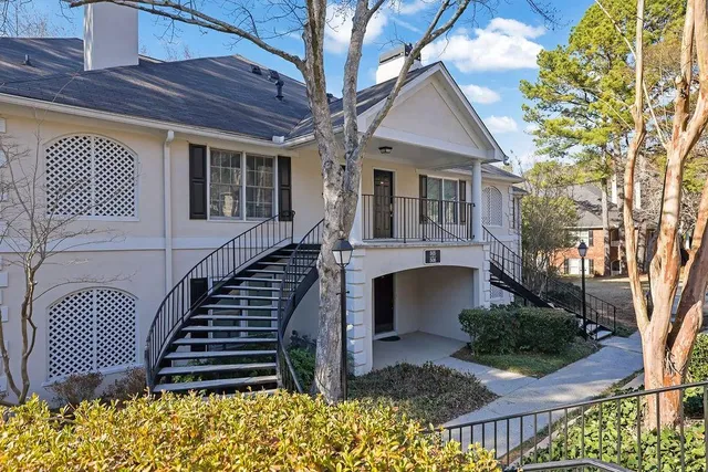front view of a house with a street