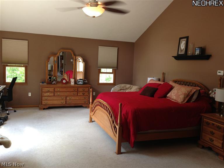 4073 Foskett Road Medina, OH 44256 - Photo 7 of 23 Spacious master bedroom with vaulted ceilings.