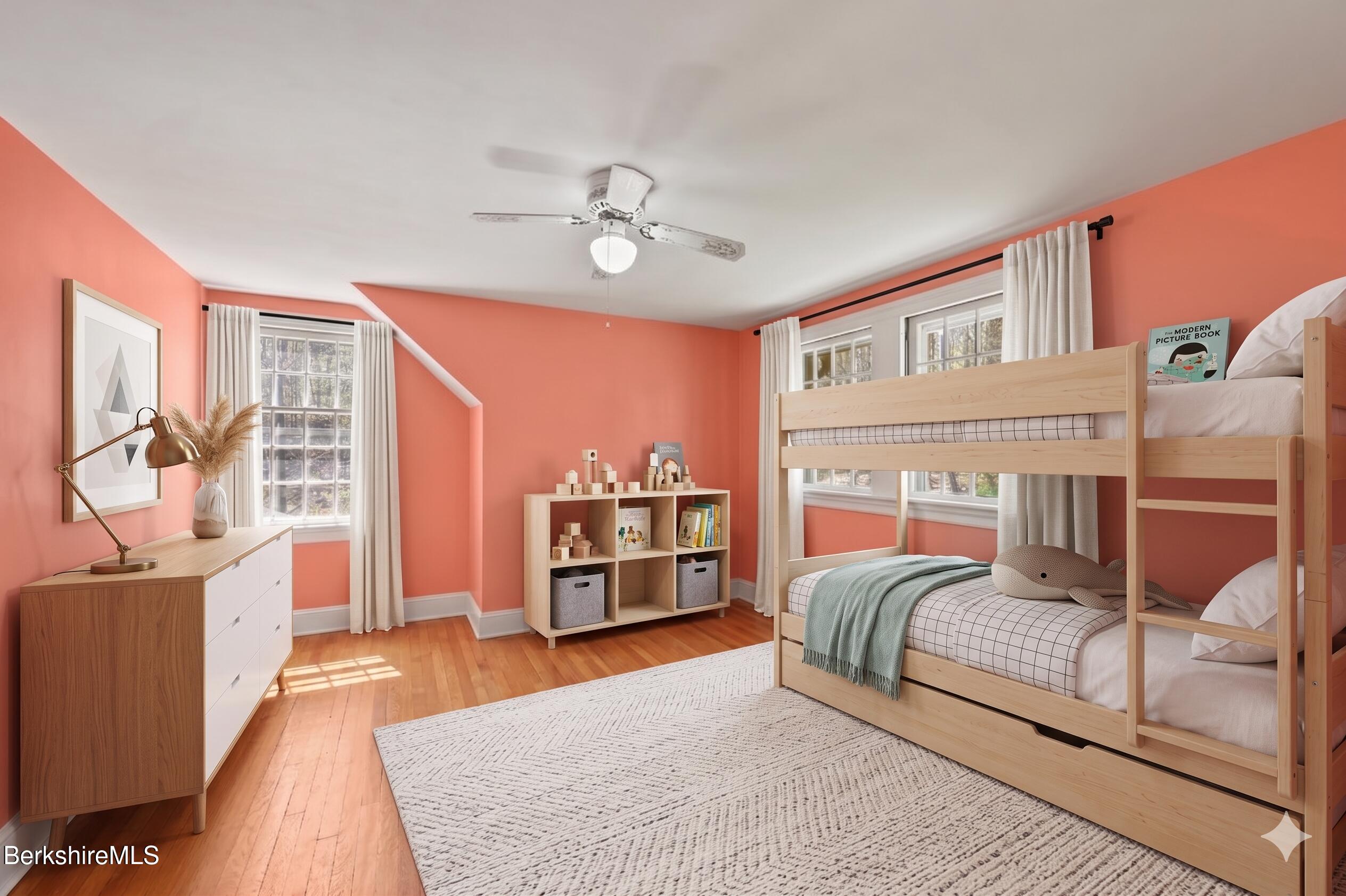 100 South Prospect Street Lee, MA 01238 - Photo 19 of 46 a bedroom with furniture and a flat screen tv