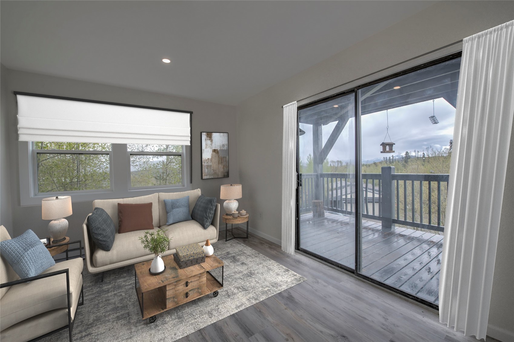 808 Ryan Gulch Road, Unit A8 Silverthorne, CO 80498 - Photo 3 of 32 Living Room-Virtually Staged
