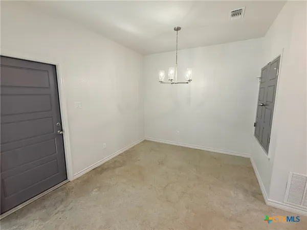 an empty room with a empty space