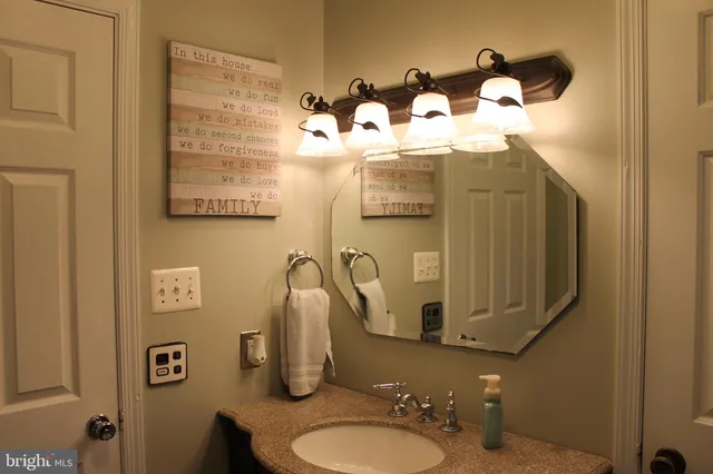 a view of a lake with a big yard