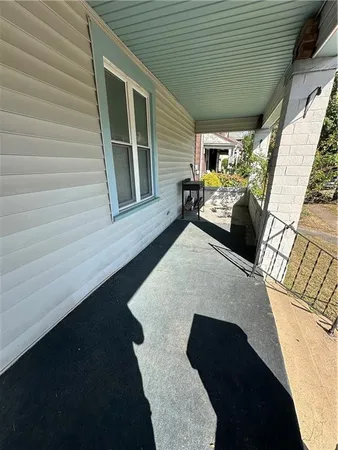 a view of outdoor space and deck