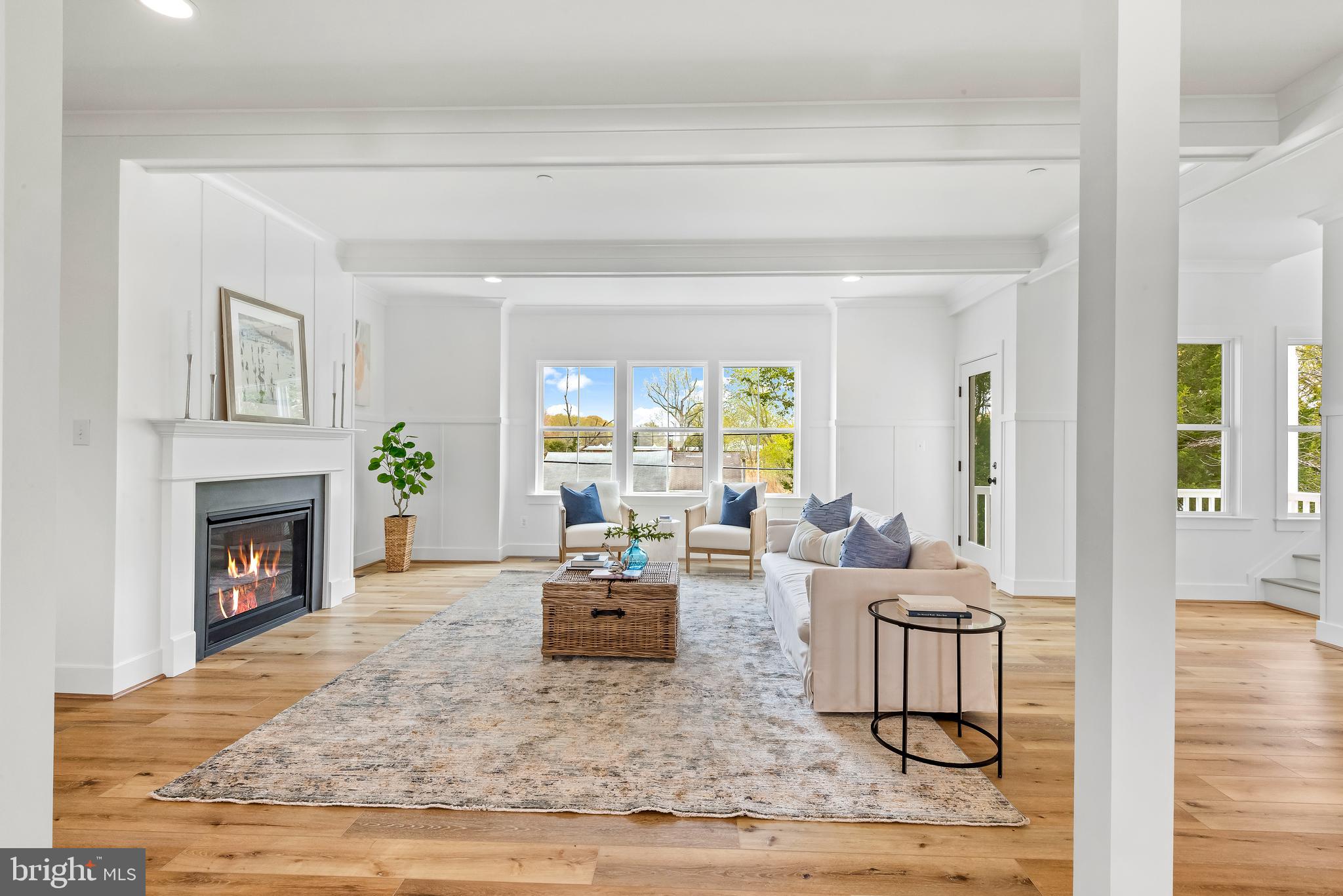 6016 Drum Point Road Deale, MD 20751 - Photo 17 of 42 a living room with fireplace furniture and a fireplace
